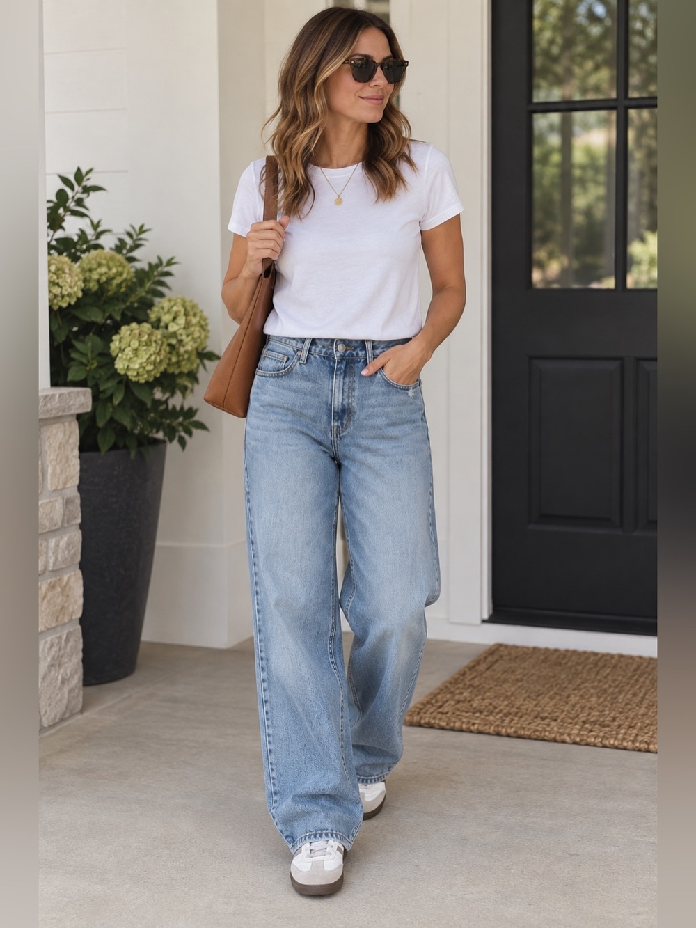 American Eagle Highest Rise Baggy Jeans 12 Long 31W Light Wash NWT